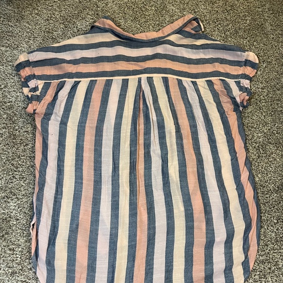 Striped button down. American eagle. Size M. - Picture 2 of 3